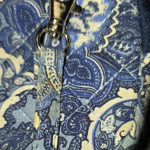 Blue Patterned Crossbody Bag - Picture 3 of 6